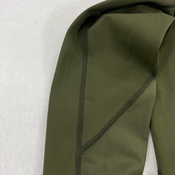 Aerie Offline XS Goals High Waisted Pocket Legging Olive Green Mesh Extra Small - Picture 10 of 16